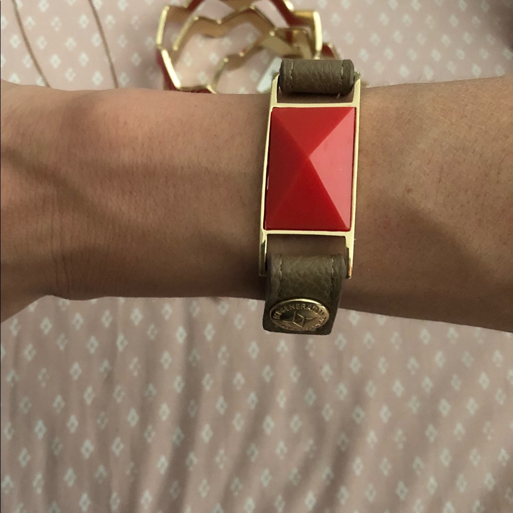 BCBG leather bracelet